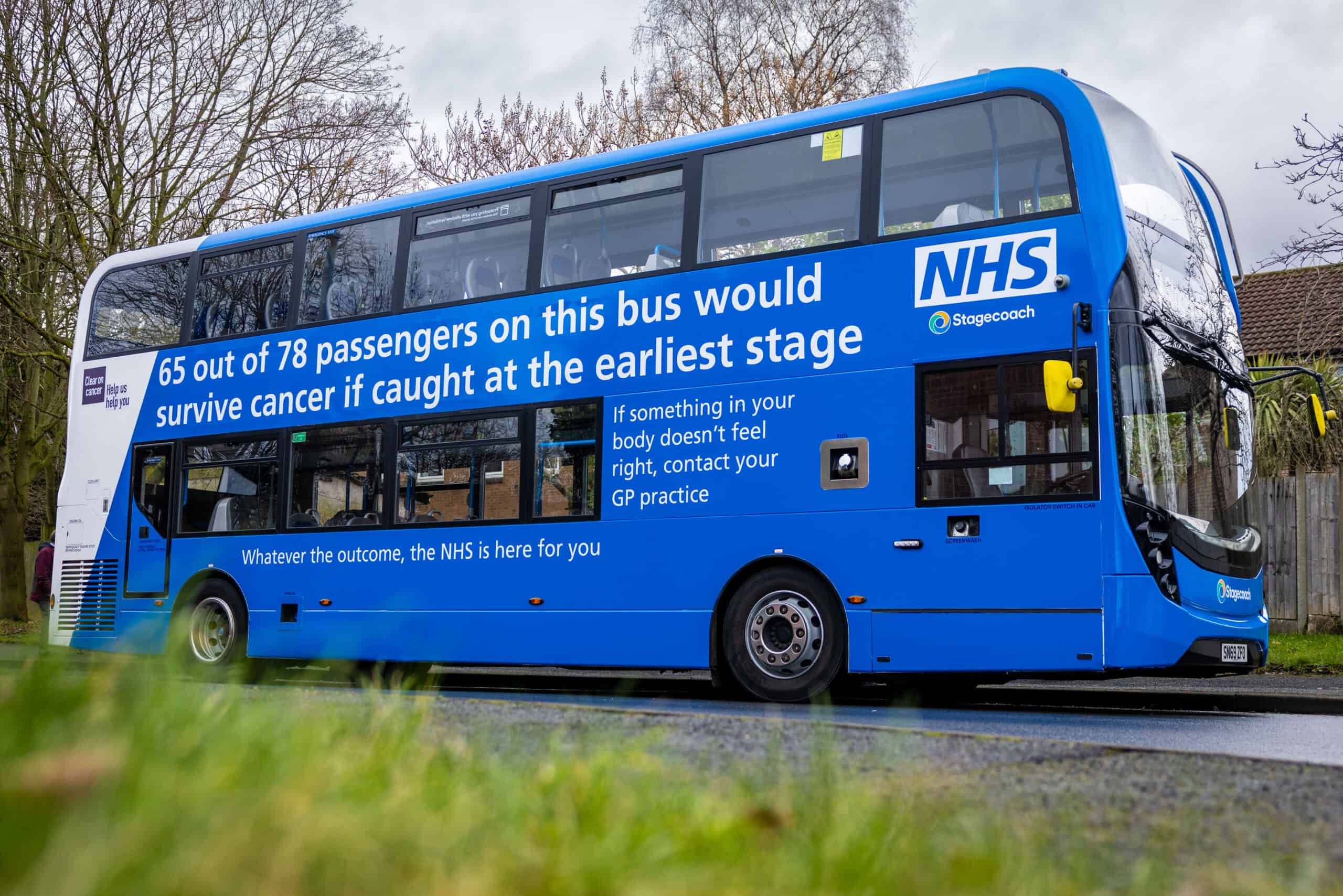 NHS bus-ting bus